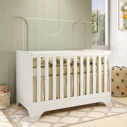 Berço Cama Americano Popy Retro, 100% MDF (Novo)