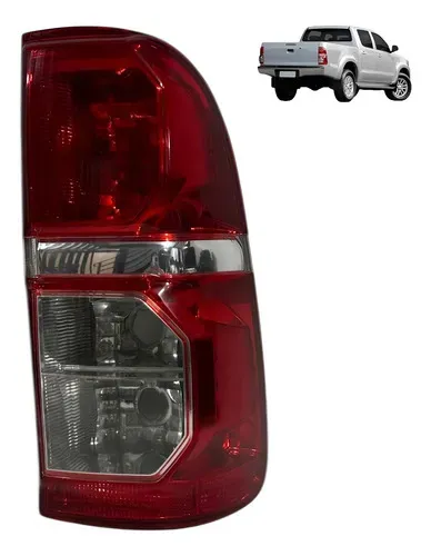 Lanterna Traseira Hilux Srv 2012 Até 2015 Direita Original Vermelho Direito/passageiro