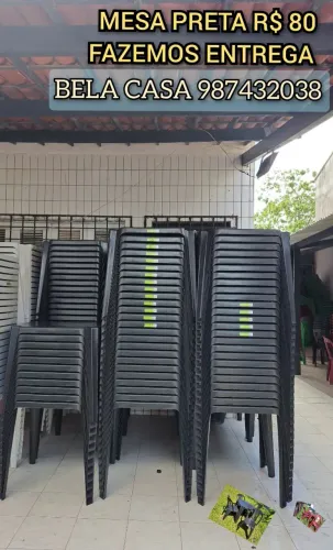 MESA PLASTICO SJE.D 6S.E X EJ.E ENTREGO HOJE 