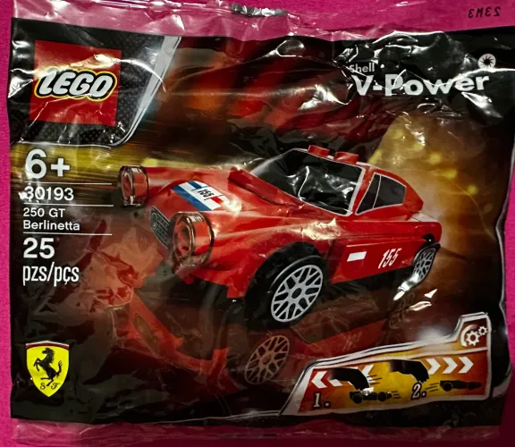 Lego Ferrari Shell 458 Itália edição 2012, lacrado modelo 30193