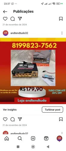 Amplificador bluetooth 500 watt