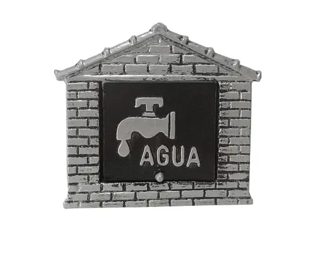 Visor De Água De Alumino Fundido Cor Prateado