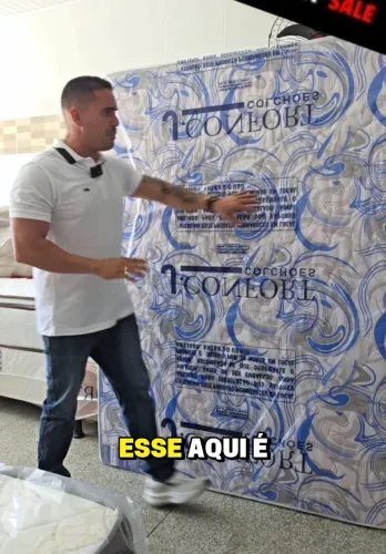 Colchão casal menor preço da cidade quarto de visita