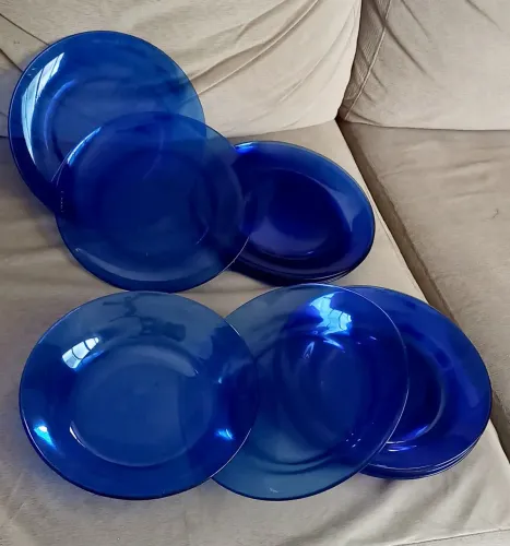 Conjunto de Pratos Duralex - Azul 