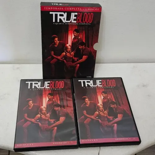Dvd Box 5 Discos True Blood 4ª Temp