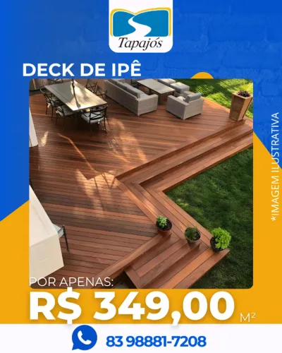 Deck de Ipê na Tapajós Madeiras