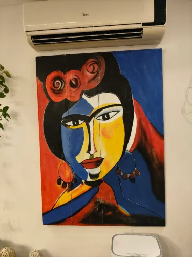 Quadro Decorativo Frida Kahlo estilizada