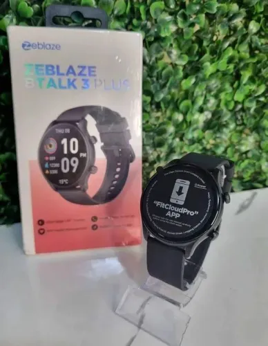 Smartwatch Zeblaze Btalk 3 Plus Chamadas de Voz, Monitorização de Saúde 24h 100 Modos de T