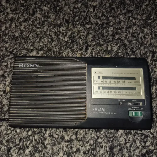 Rádio Sony FM/AM 2 Bandas Vintage