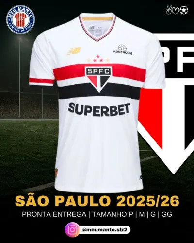 Nova Camisa São Paulo 2025/2026