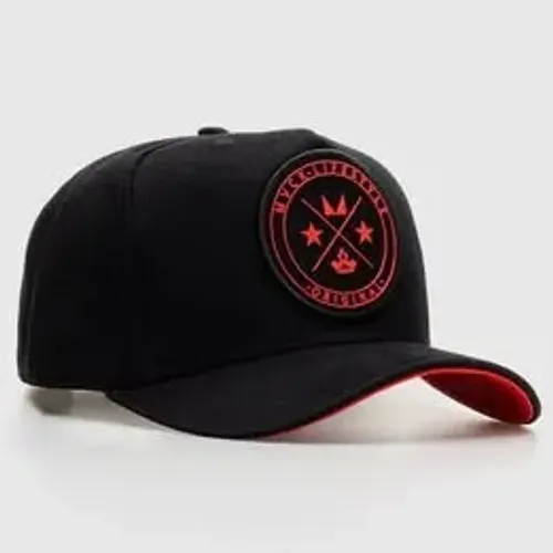 Boné Brasão Preto e Vermelho MVCK