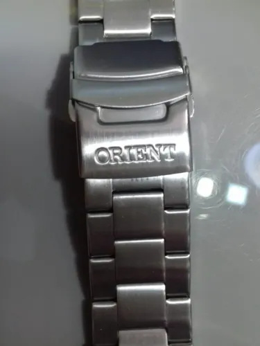 Pulseira de aço Inox para relógio Orient Original analógico 22mm curta nova