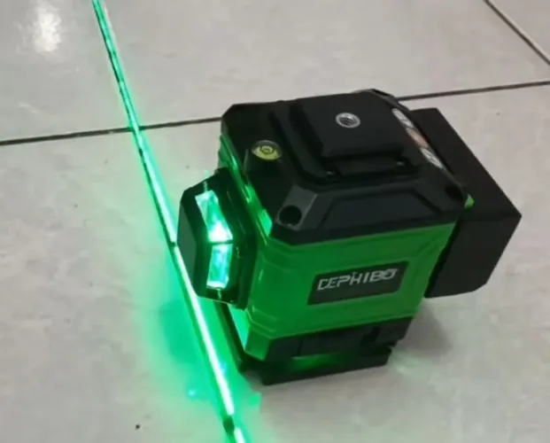 Nível a Laser 12 linhas Dephibo - Novo - Linhas Verdes