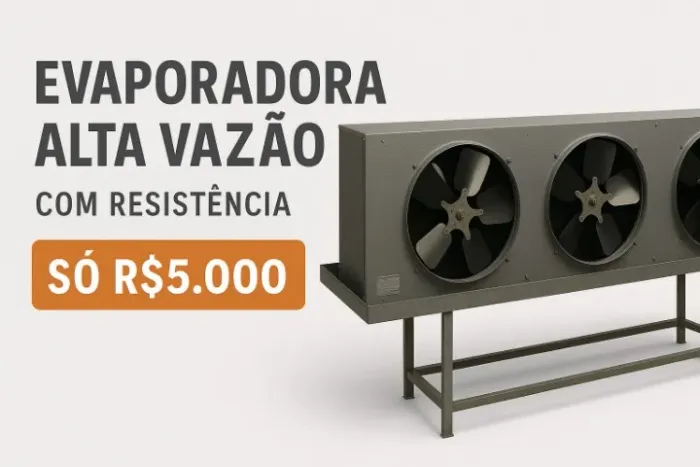 Evaporadora Alta Vazão com resistência