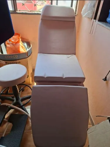 Conjunto completo para estética - maca 3 posições, Escadinha, cadeira , carrinho auxiliar.