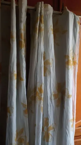 Cortina + blackout + suporte 