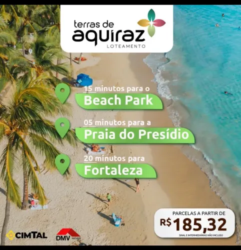 Loteamento Meu Sonho Aquiraz com excelente localização
