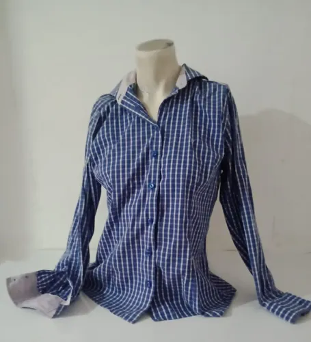 Camisa social  xadrez manga longa
