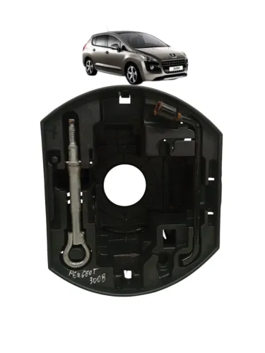Caixa Kit Chave Roda Gancho Engate Peugeot 3008 2011