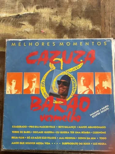 ? LP DE VINIL - CAZUZA & BARÃO VERMELHO | MELHORES MOMENTOS (1989)