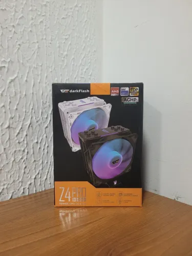 Cooler para Processador Intel e AMD Z4 PRO MIST ARGB BRANCO 