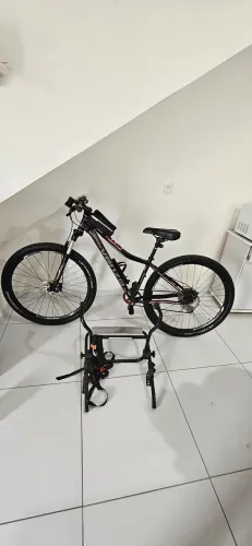 Bicicleta Aro 29 + suporte para carro