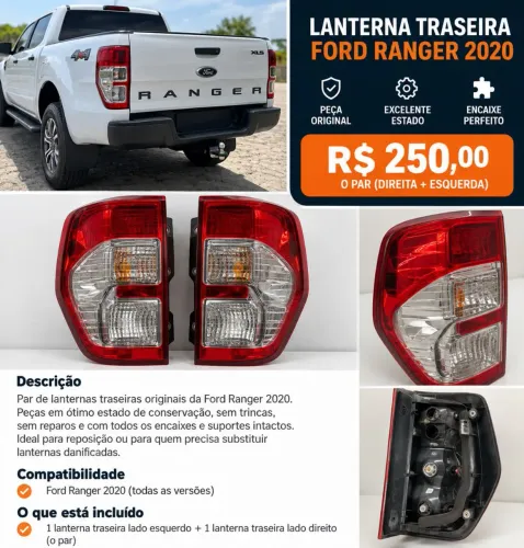 Lanterna traseira da ranger