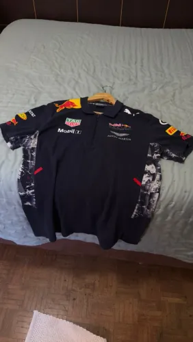 Camiseta polo Puma Red Bull Racing temporada 2018 da Fórmula 1