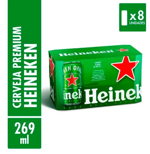 Cerveja Heineken 269ml pack