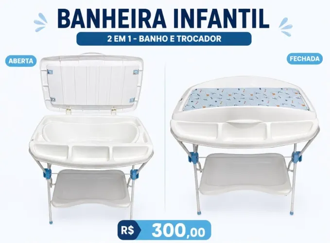 Banheira 2 em 1 