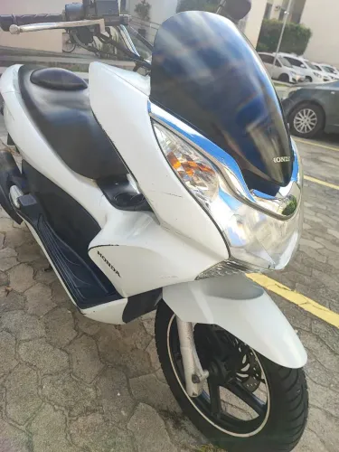Honda PCX 150 2015 Branca - Super Econômica (Com Idling Stop) - Particular
