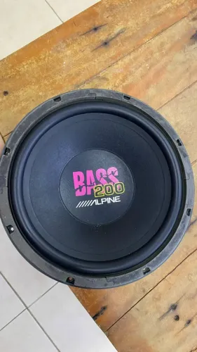 Alto-Falante Subwoofer Alpine 12 Polegadas Bass ZR 200