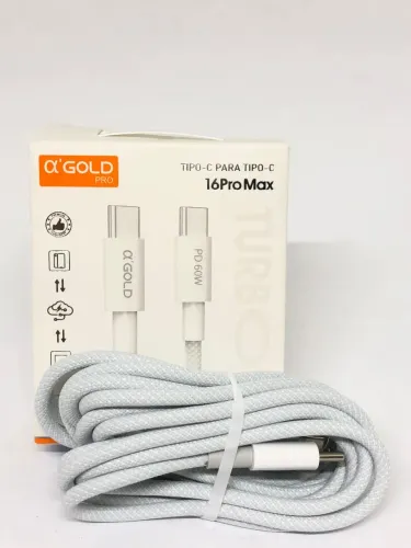 Cabo Tipo C - Tipo C Turbo para iPhone e Android + Entrega grátis Fortaleza