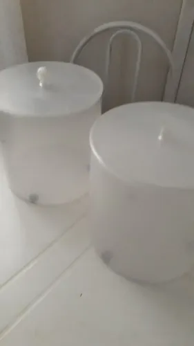 2 potes de acrílico 20×20