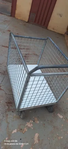 Carrinho carga plataforma 