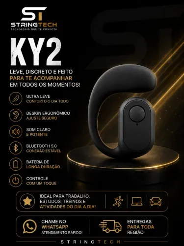 Fone de ouvido tws ky2