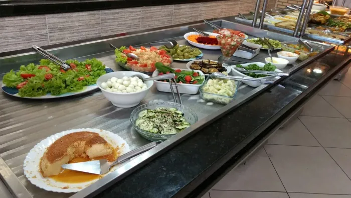 Buffet quente e frio