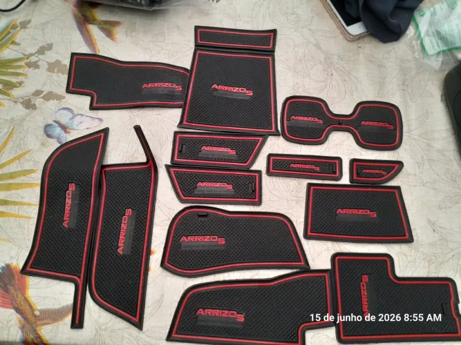 Tapetes Kit Forração Interna Antiderrapante Chery Arrizo 5 Completo Novo
