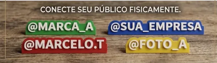 Plaquinhas de Mesa Personalizadas