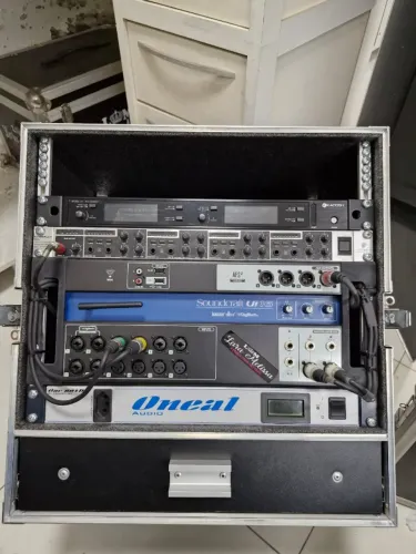 hard case rack completo para som ao vivo