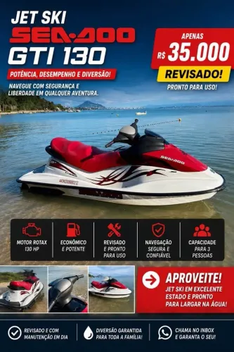 jet ski GTI 130 Seadoo