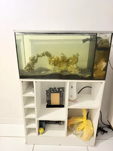 Aquário Marinho 65L Completo com Móvel