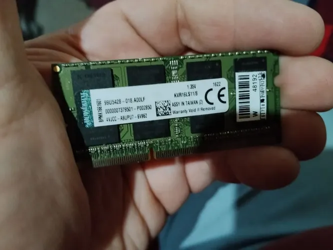 Memória ddr3 8gb 1600