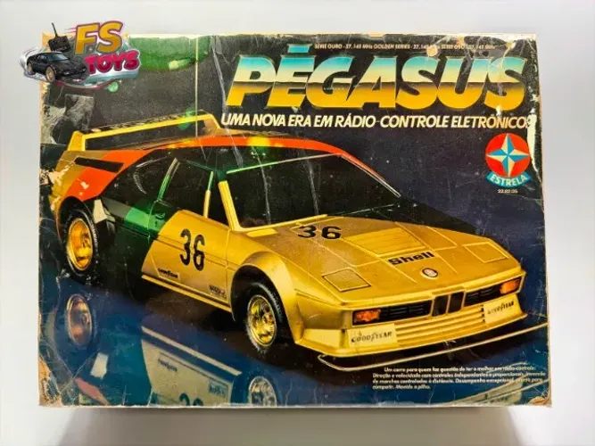 Caixa e berço do Carrinho Pegasus Ouro da Estrela