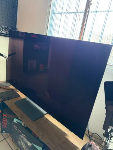 Samsung Tv 55 Oled 4k S90f 2025, Processador Ai, Control Gestos, Ai, 144hz, Dolby Atmos