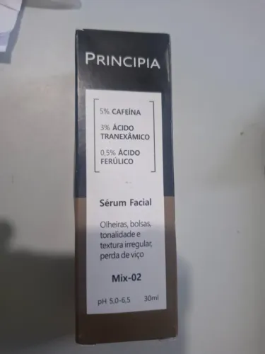 Sérum Facial Mix 02 5% Cafeína + 3% Tranexâmico + Ferúlico Skincare Anti Olheiras e Mancha