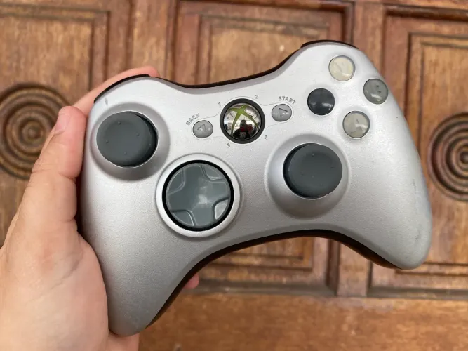 Controle XBOX 360 Prata (Silver ) Original