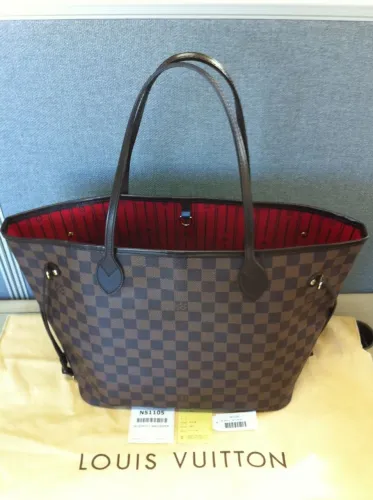 Bolsa Louis Vuitton ebene Neverfull Mm Original