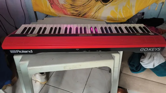 PRA VENDER LOGO. Controladora Roland Go Key com capa. Semi-nova. 