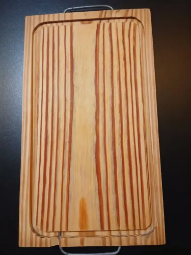 8 tábuas de corte de bambu resistente usada